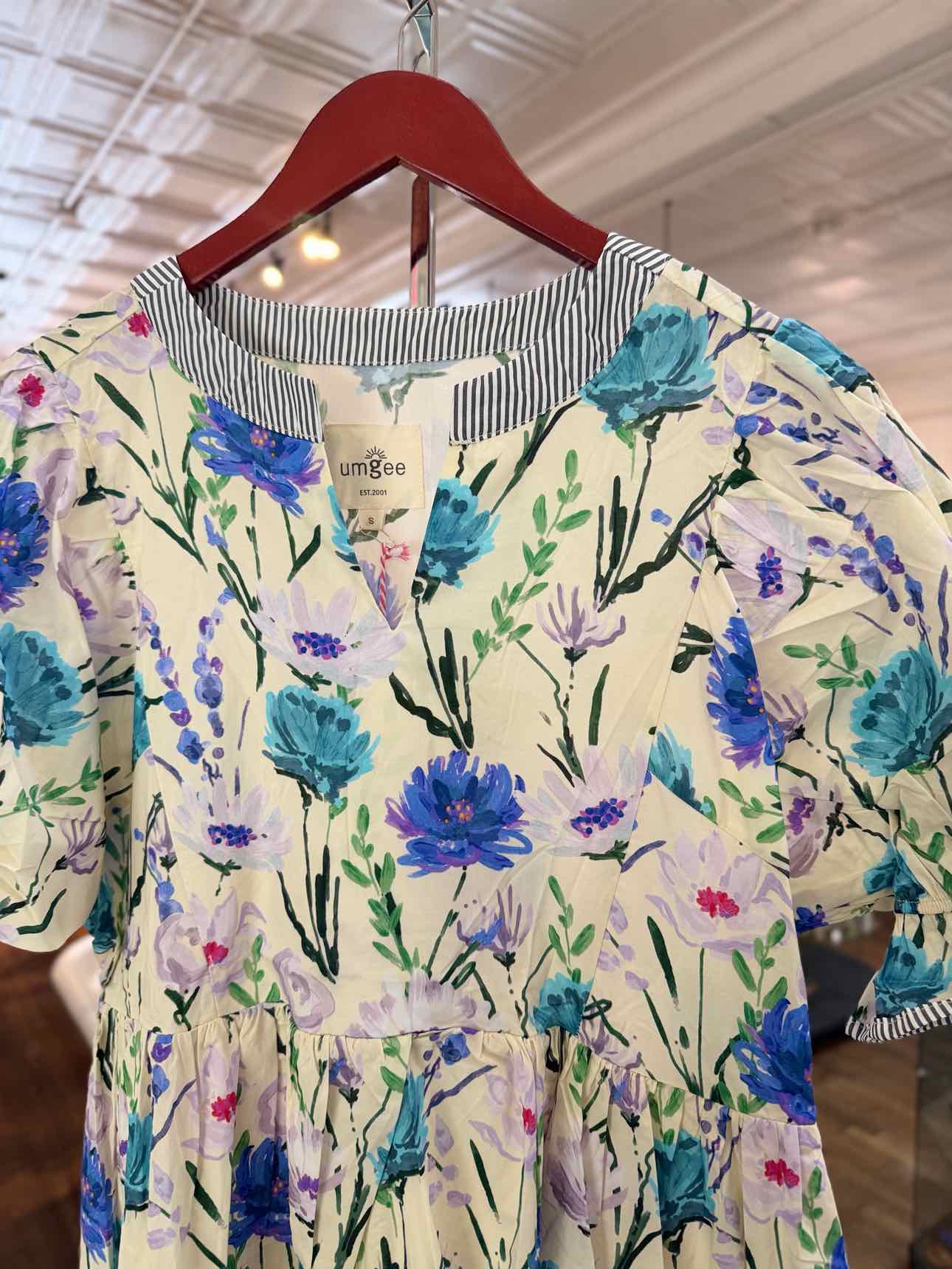 Umgee Blue Floral Dress