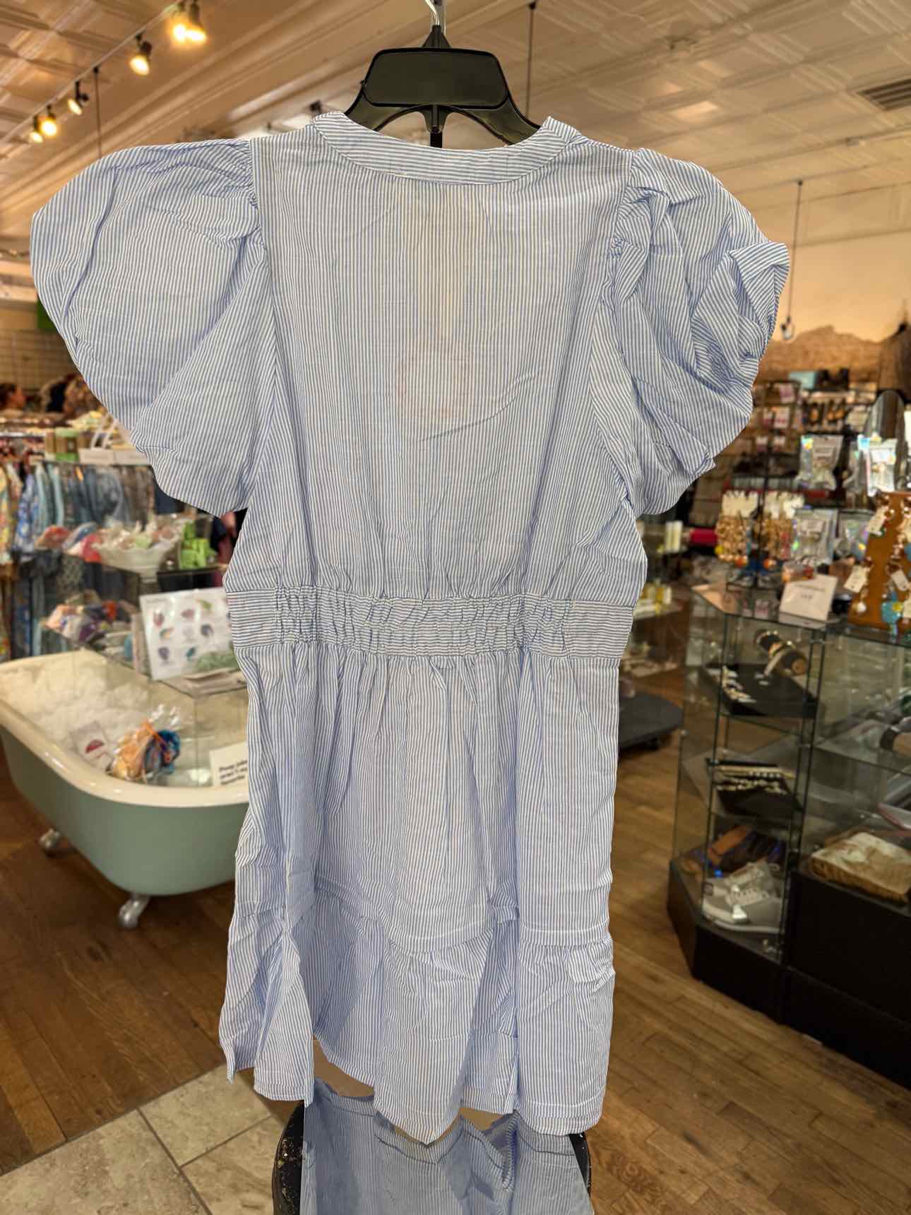 Umgee Blue Stripe Dress