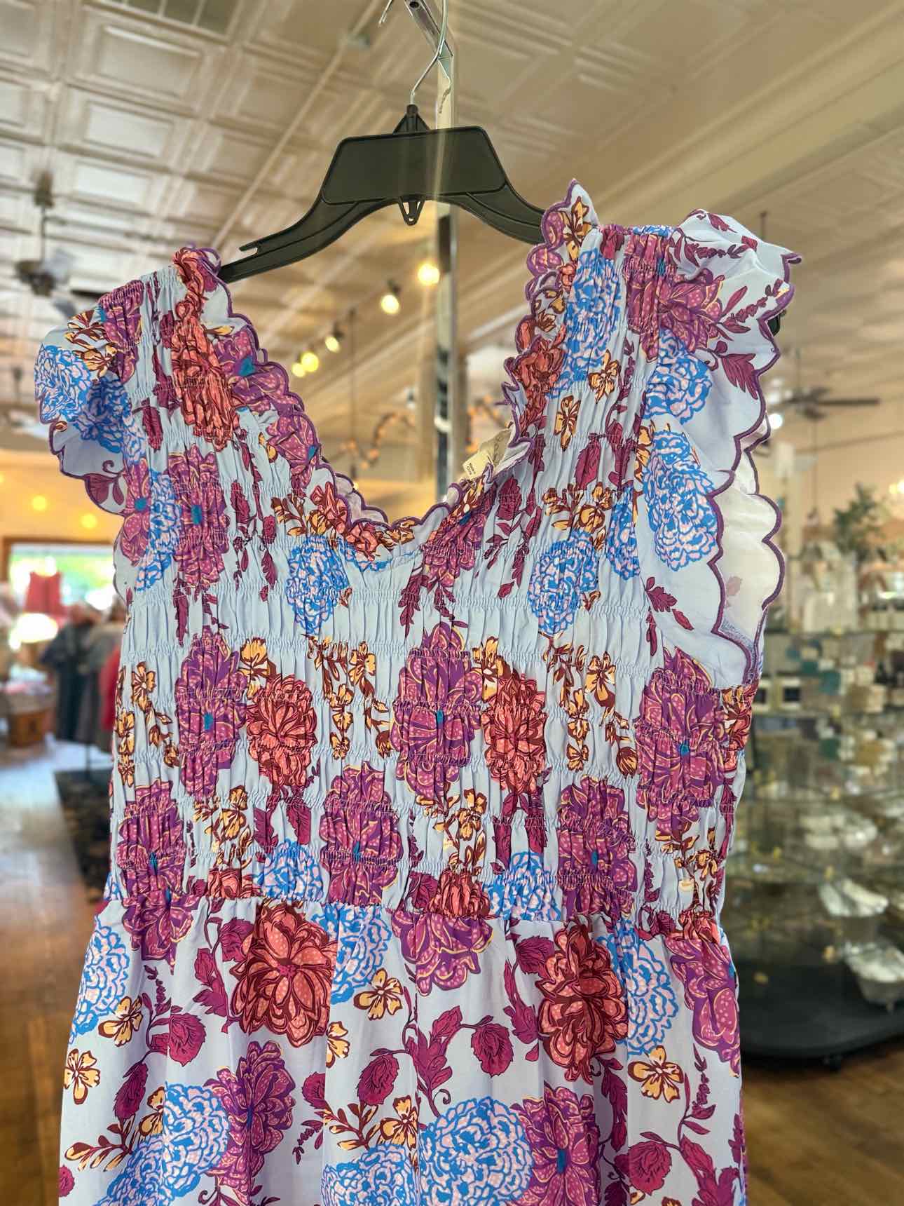 Umgee Purple Floral Dress