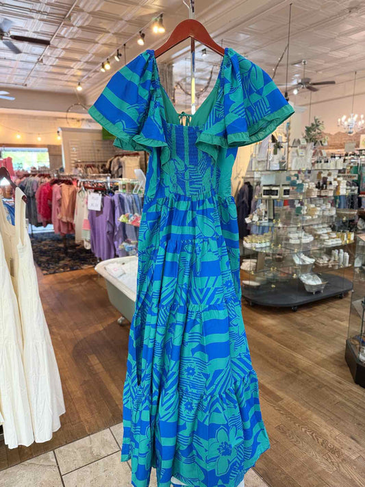 Umgee Blue/Green Dress