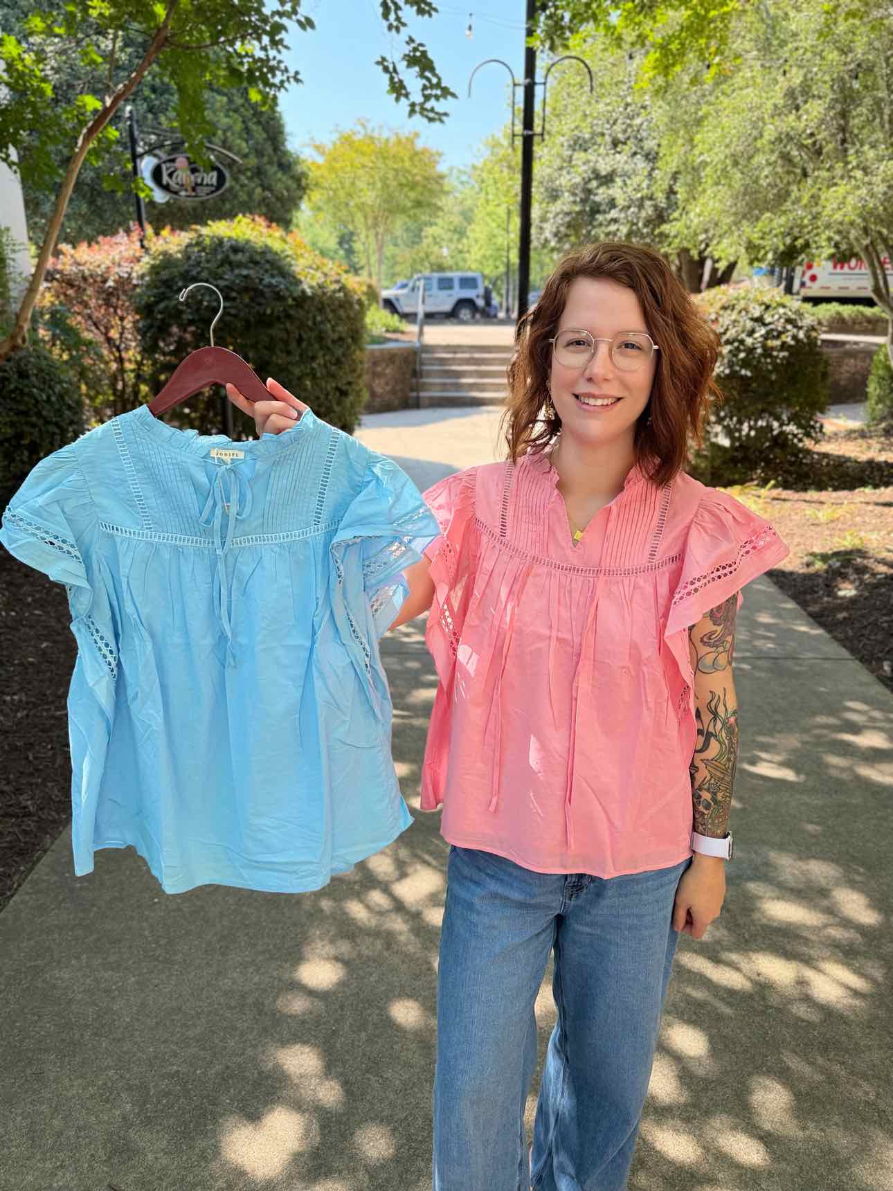 Jodifl Top, Ruffle Details