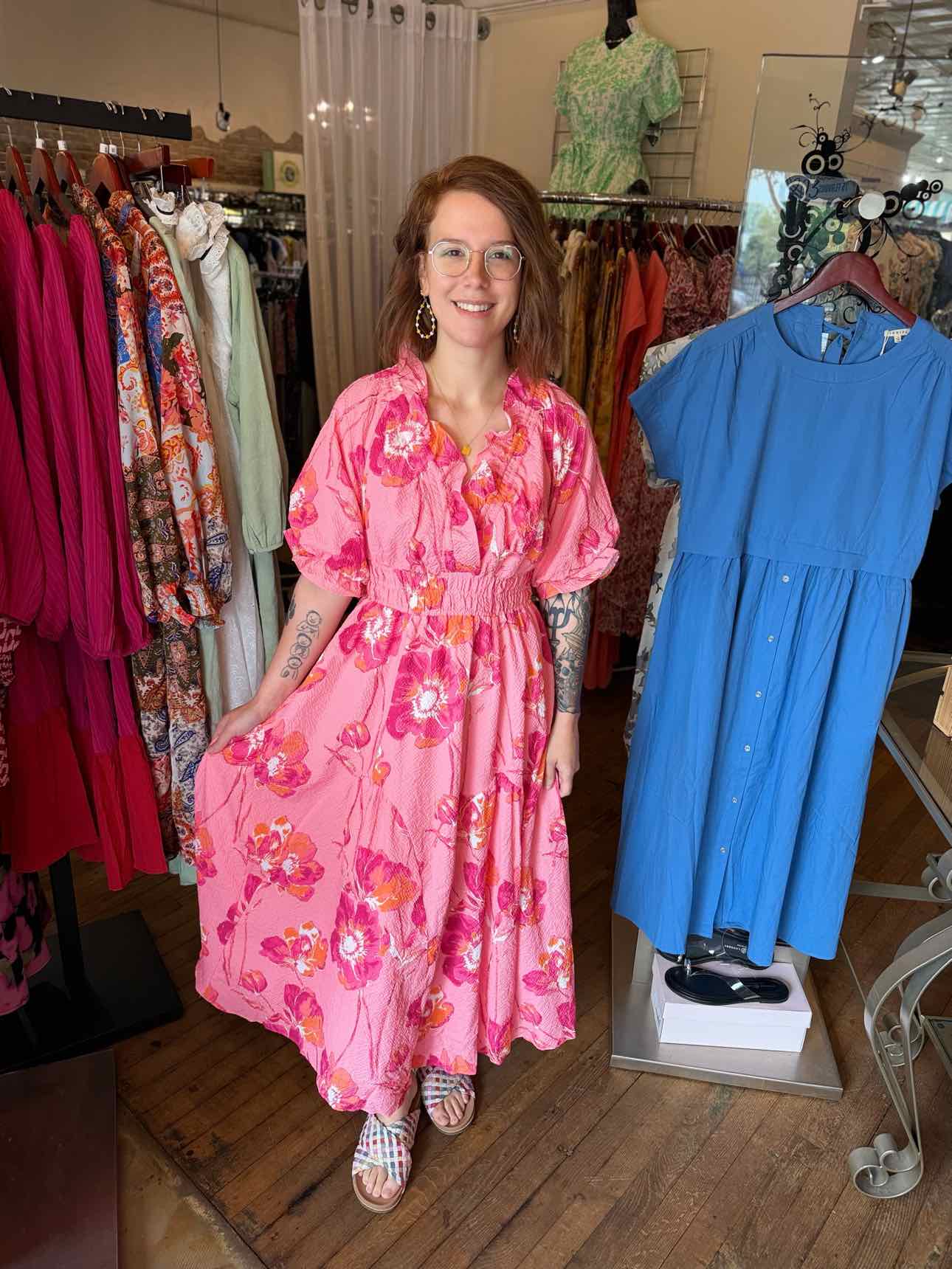 Umgee Floral Dress