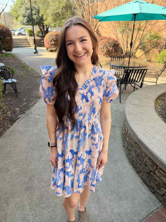 Jodifl Blue/Orange Dress