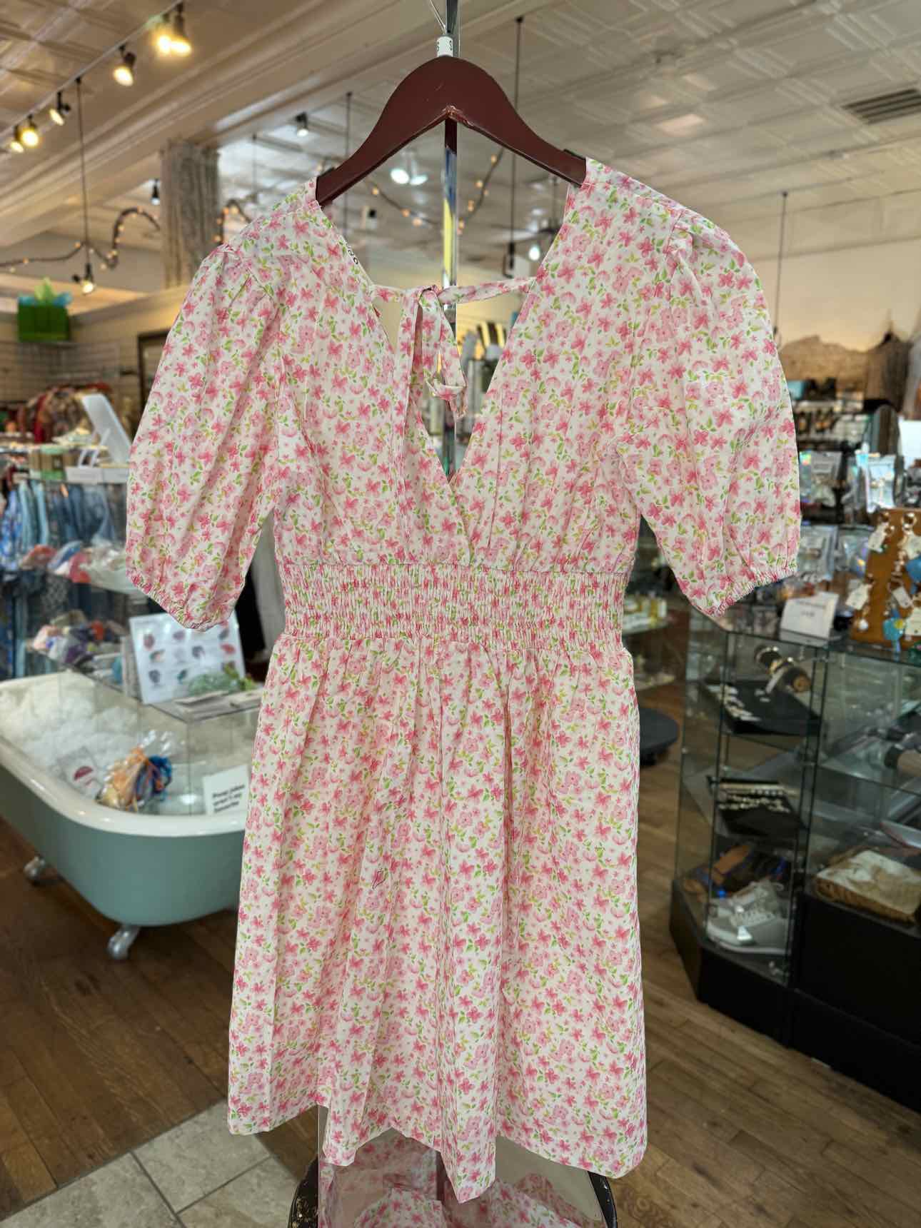 Umgee Pink Floral Dress