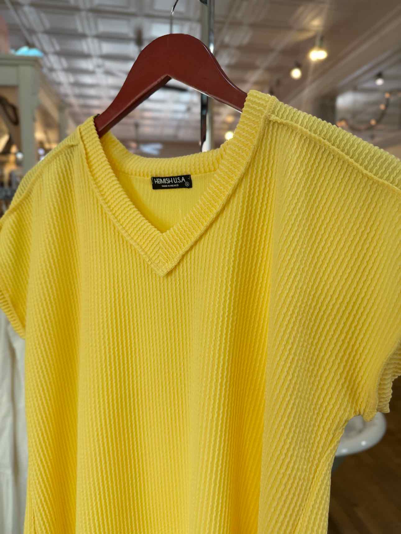 Heimish Yellow Top