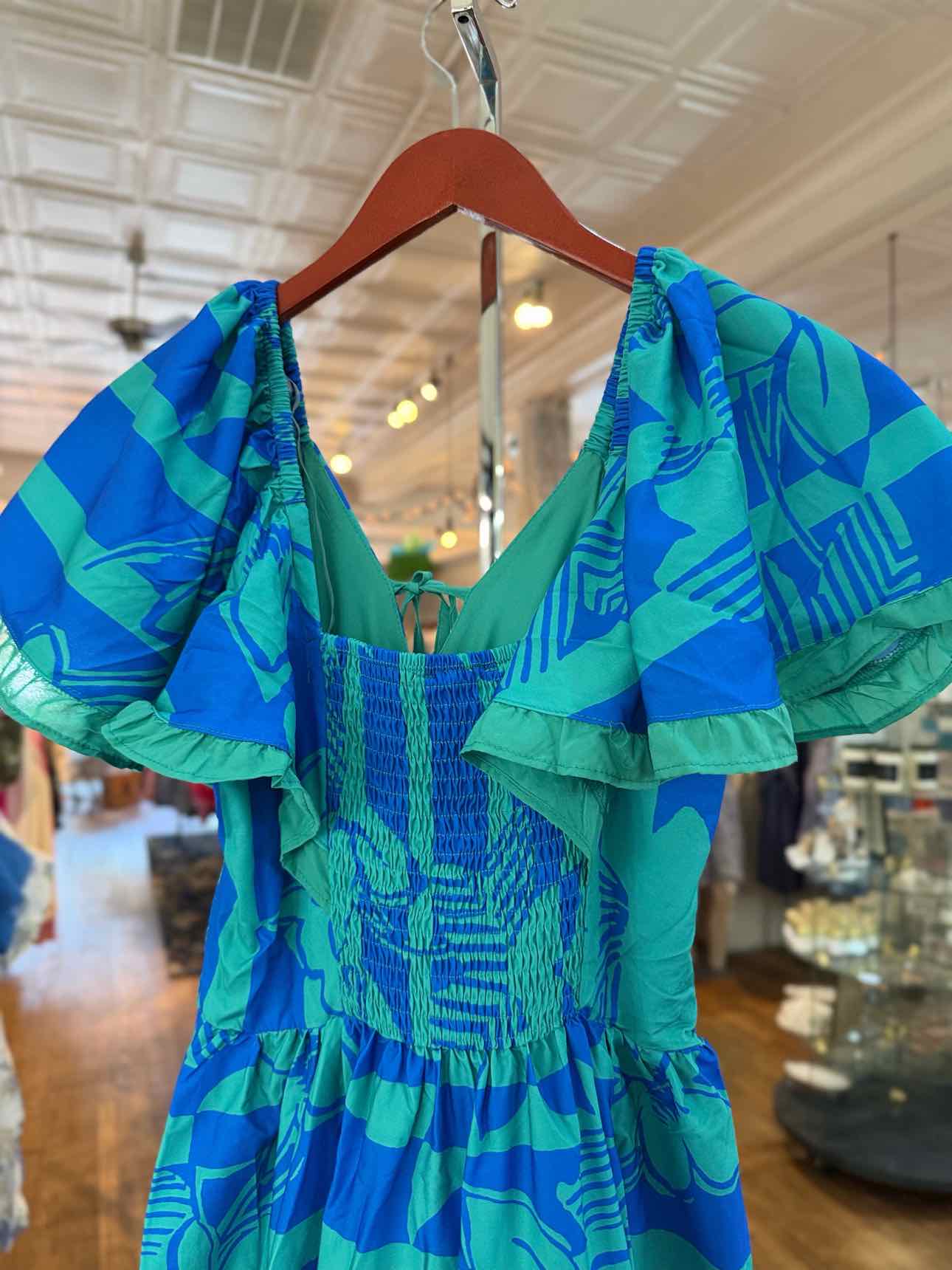 Umgee Blue/Green Dress