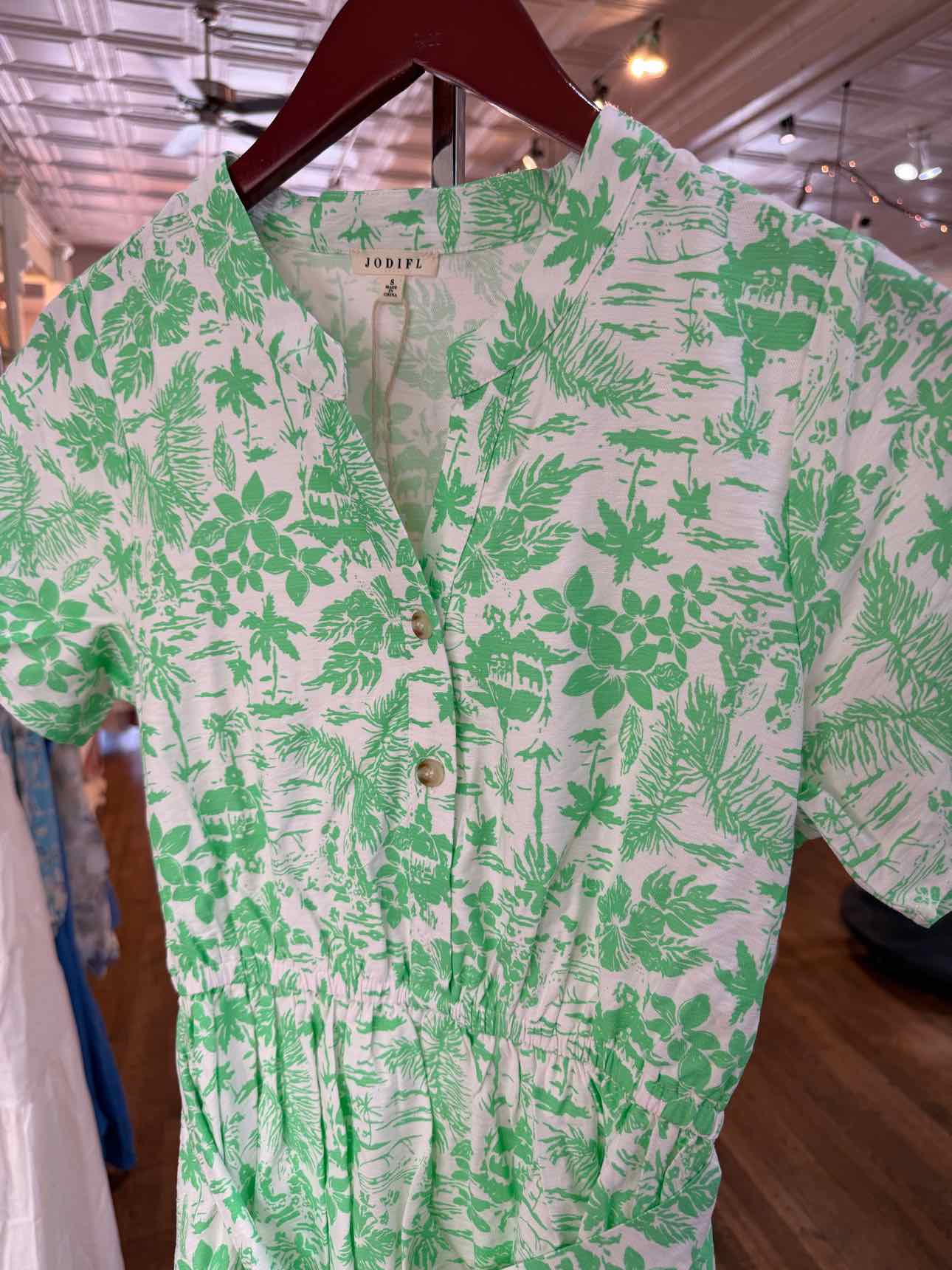 Jodifl Mint Floral Dress