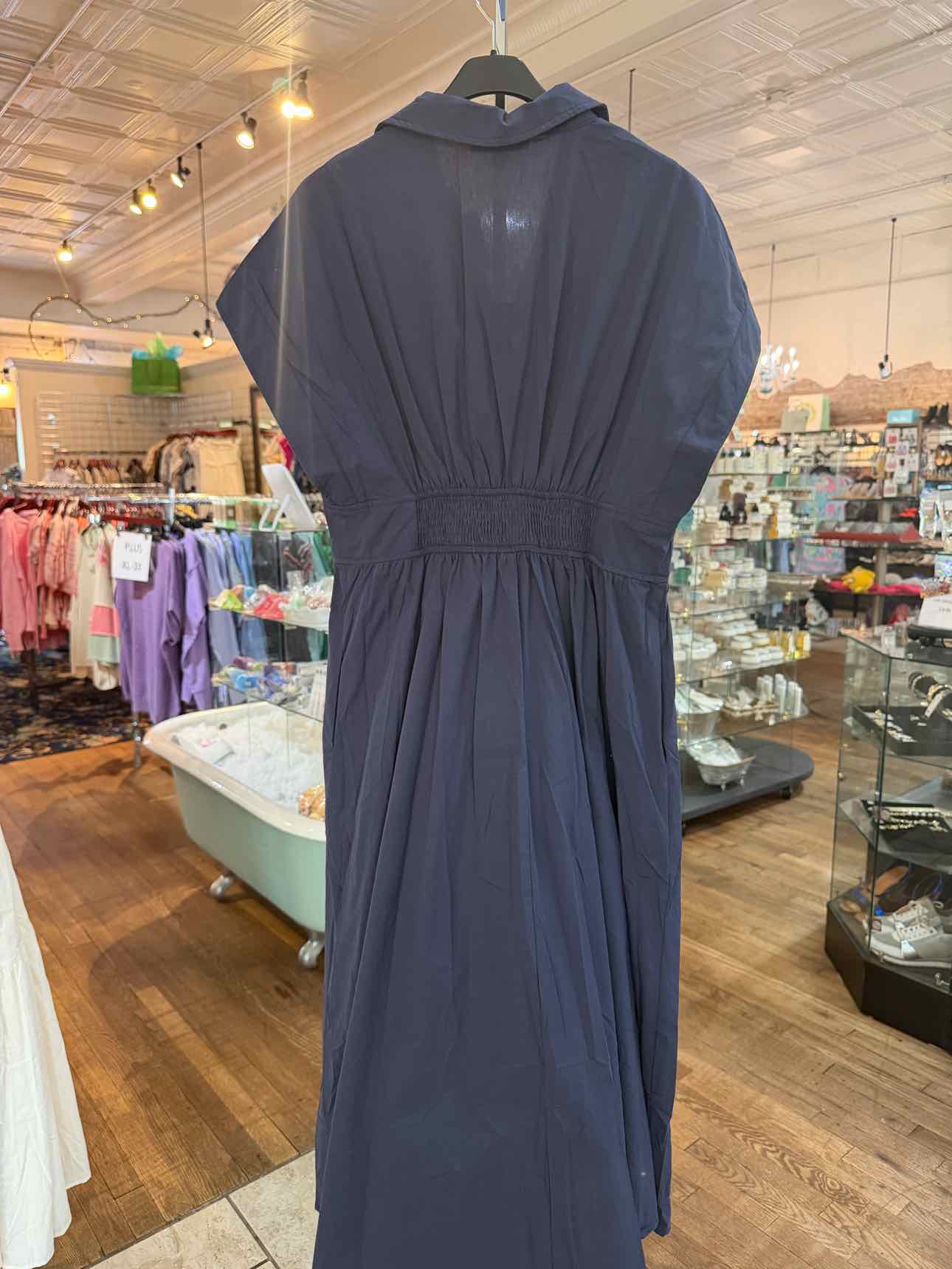 She & Sky Navy Dress