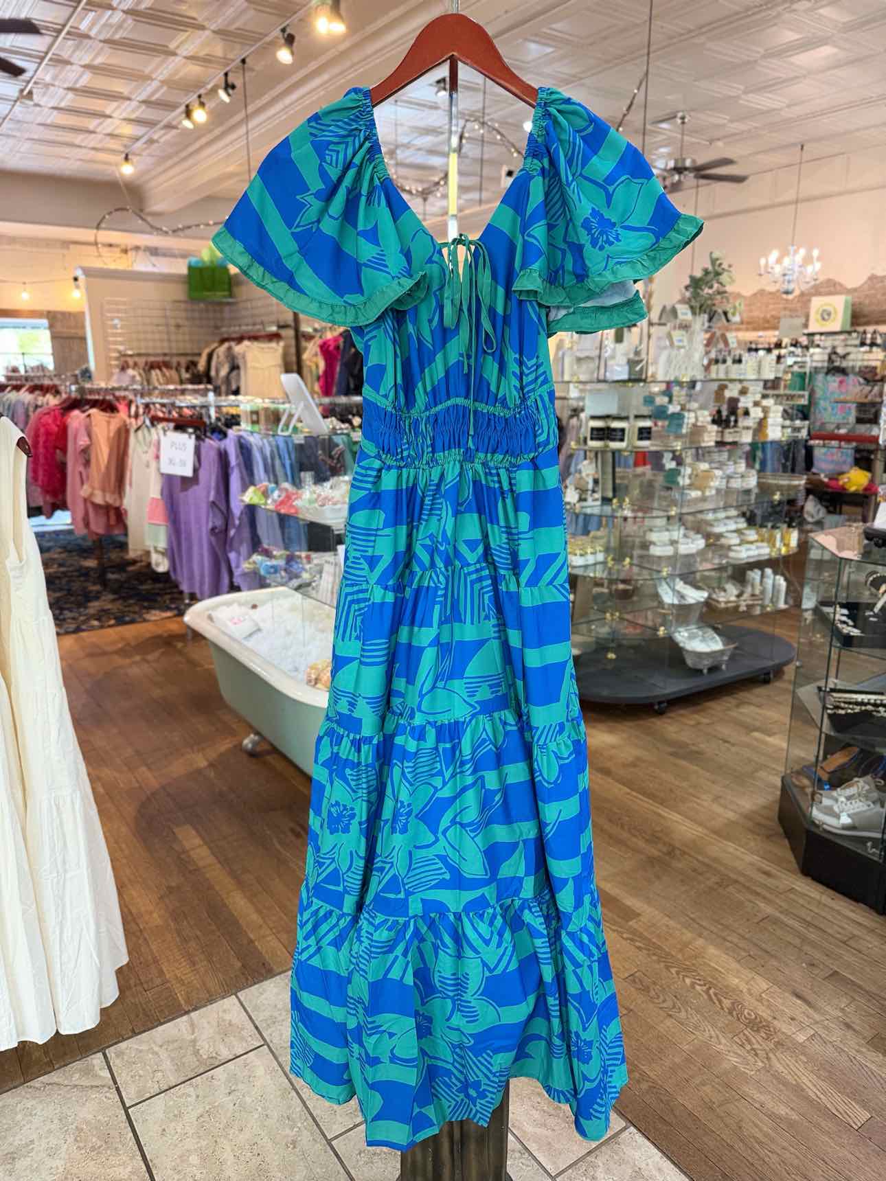 Umgee Blue/Green Dress