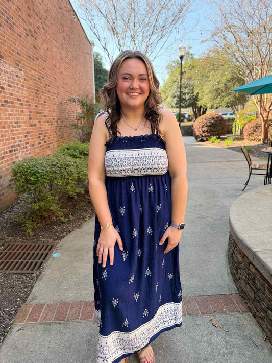 Umgee Navy Dress
